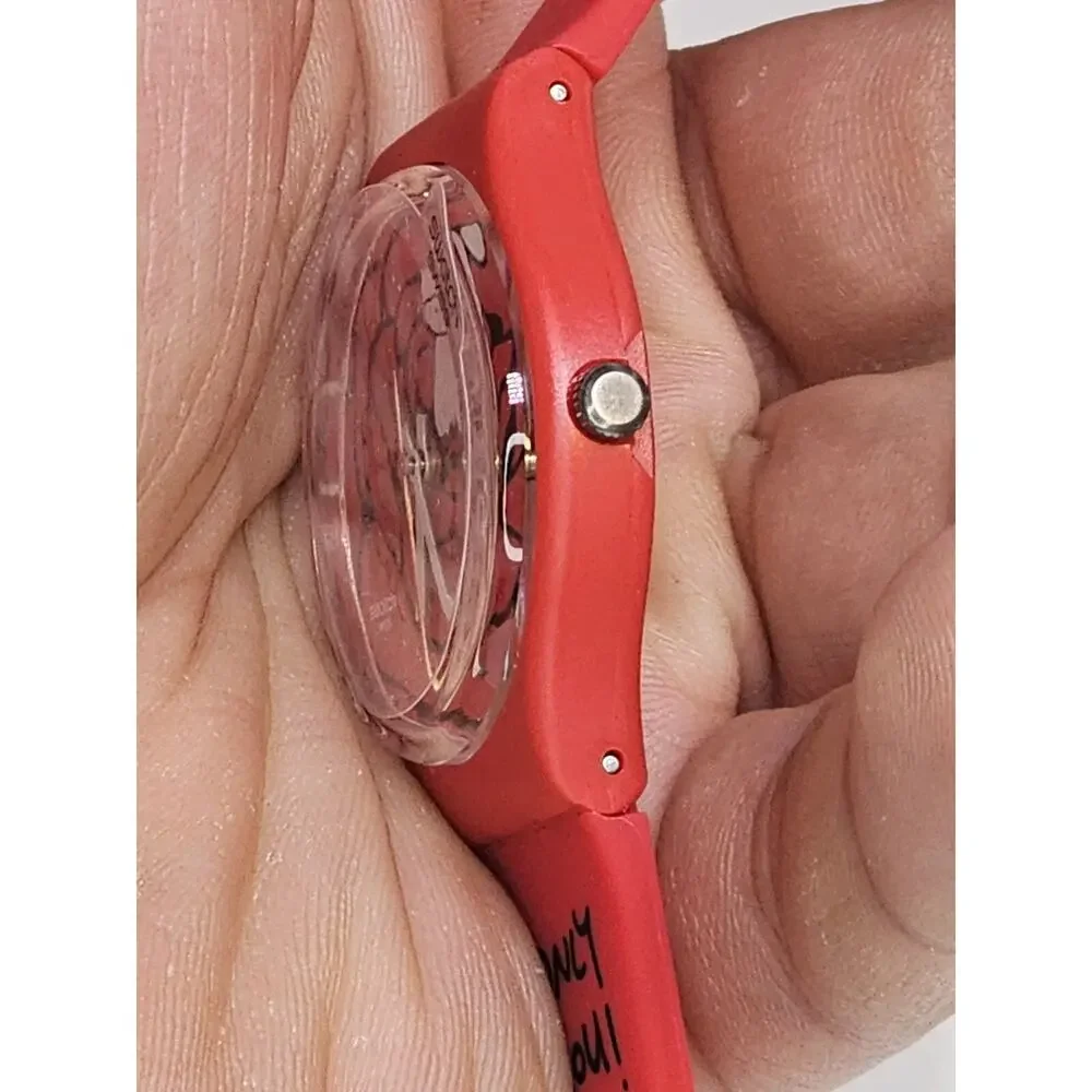 Swatch Red Watch Ref SZ5013 